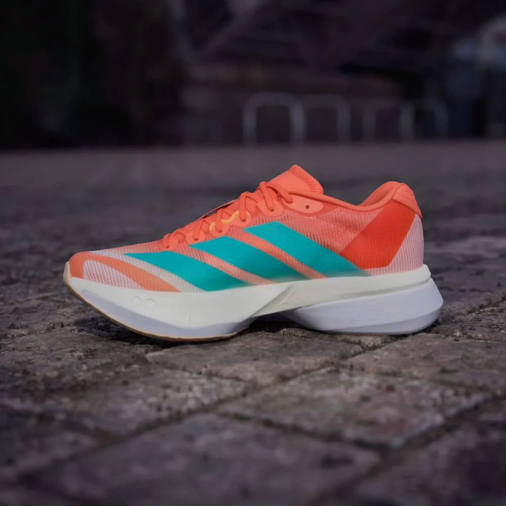 ZAPATILLAS ADIDAS ADIZERO BOSTON 13 MUJER - Semi Coral / Flash Aqua / Flash Orange - Image 8
