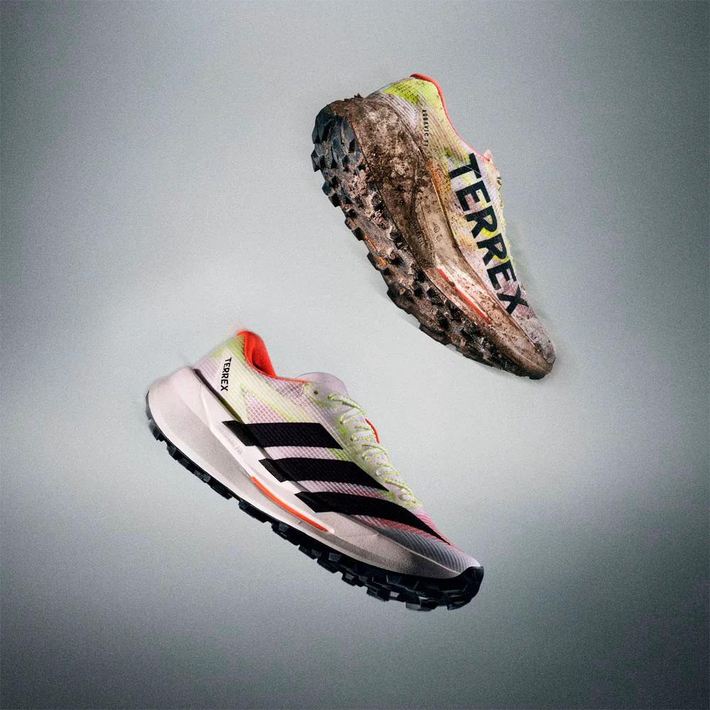 ZAPATILLAS ADIDAS TERREX AGRAVIC TT MUJER - Cloud White / Core Black / Impact Orange - Image 4