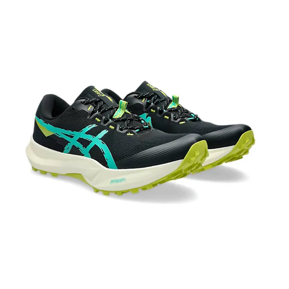 ZAPATILLAS ASICS FUJI LITE 6 - Black / Aurora Green - Image 2