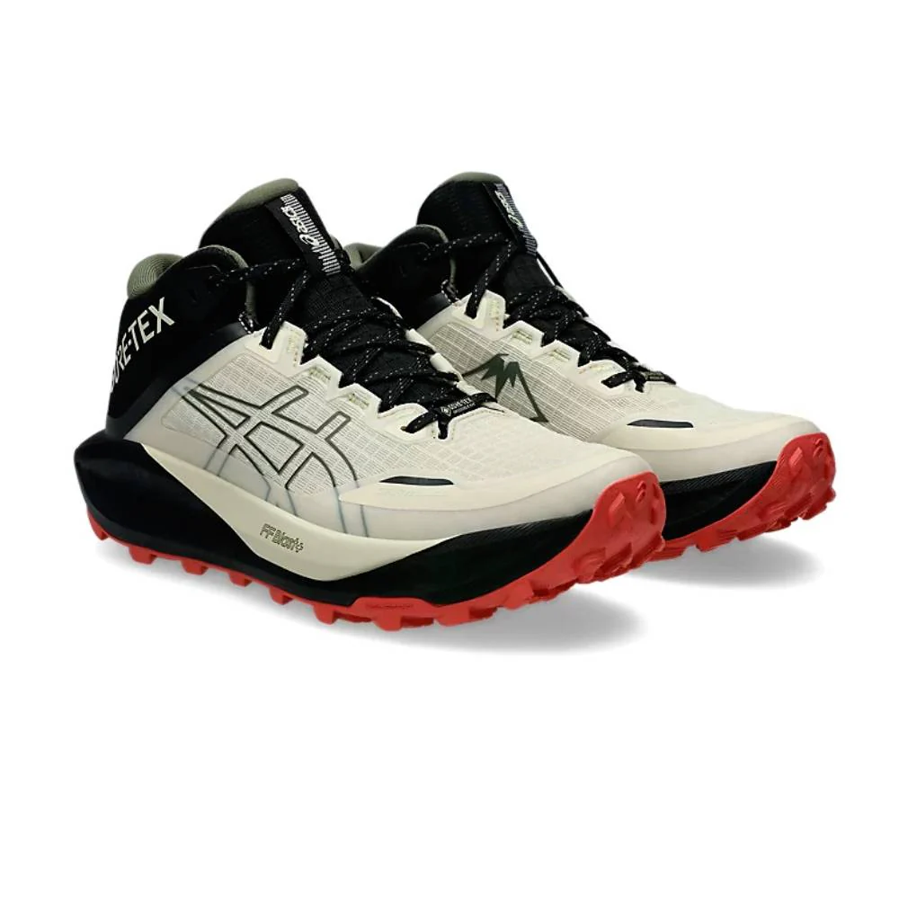 ZAPATILLAS ASICS GEL TRABUCO MT GTX MUJER - Vanilla / Mantle Green - Image 2