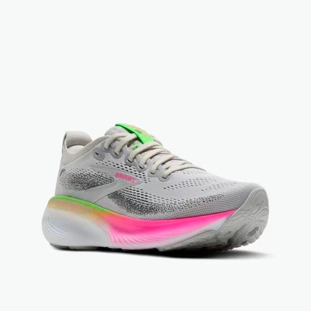 ZAPATILLAS BROOKS ADRENALINE GTS 25 MUJER - Oyster / Pink / Green - Image 2