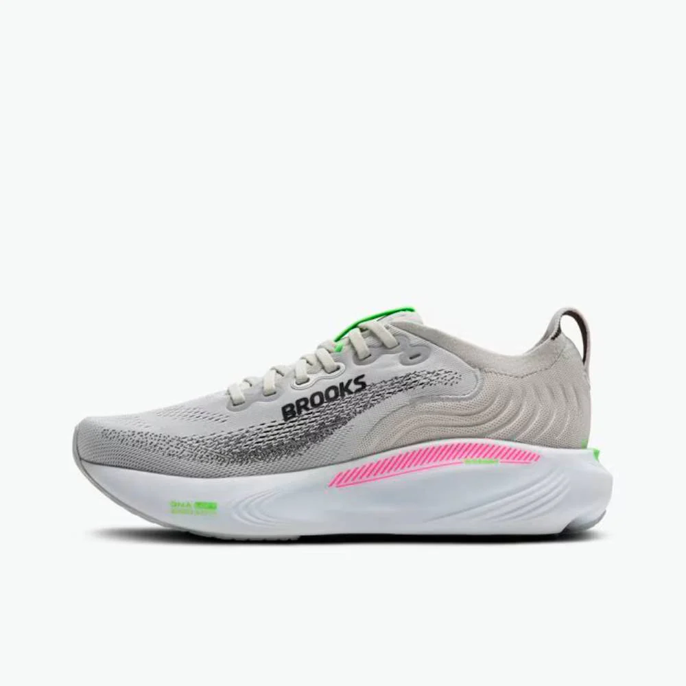 ZAPATILLAS BROOKS ADRENALINE GTS 25 MUJER - Oyster / Pink / Green - Image 4