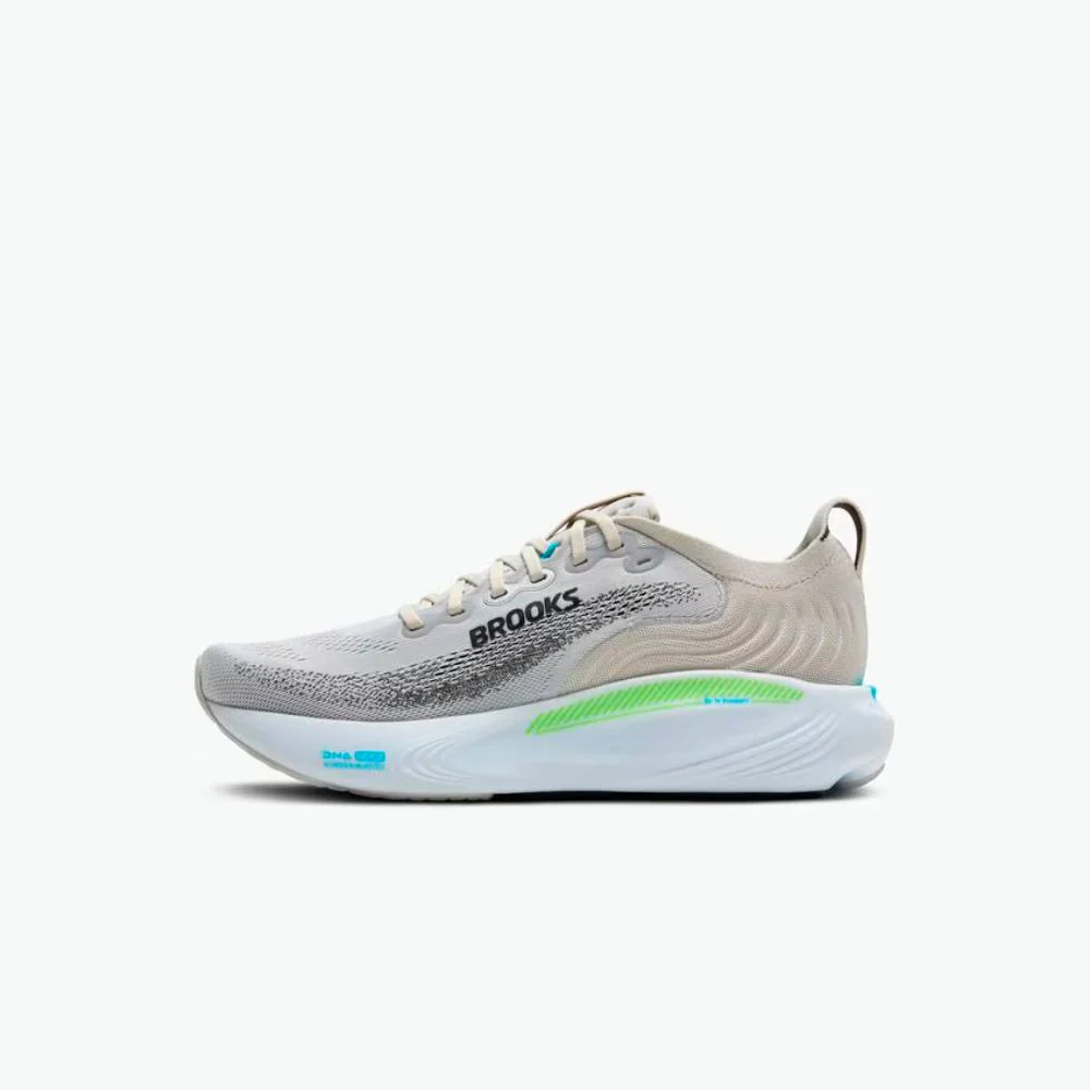 ZAPATILLAS BROOKS ADRENALINE GTS 25 - Oyster / Green Gecko / Blue - Image 4