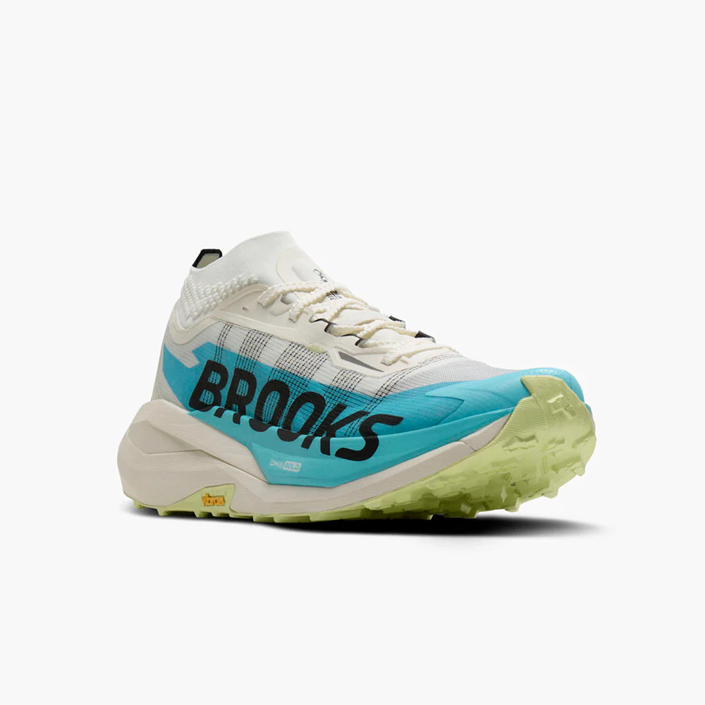 ZAPATILLAS BROOKS CASCADIA ELITE - Star White / Bluefish / Black - Image 2