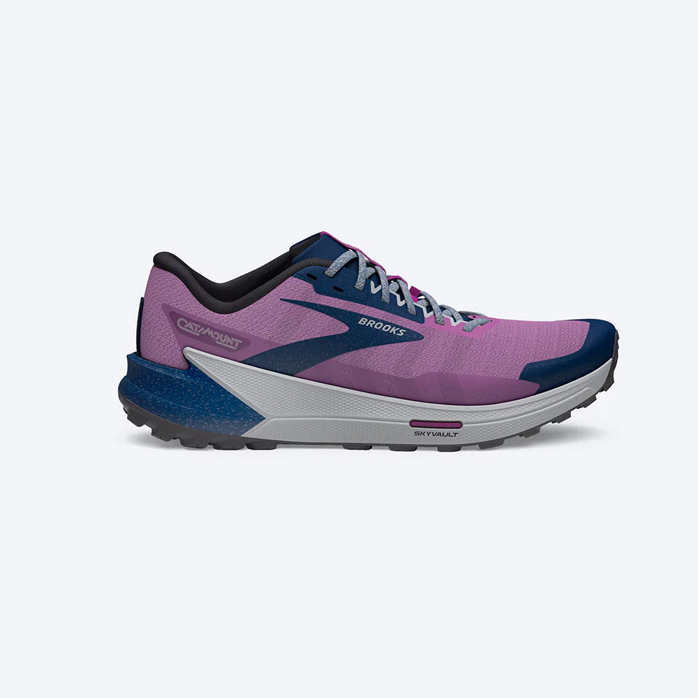 ZAPATILLAS BROOKS CATAMOUNT 2 MUJER - Violet / Navy / Oyster
