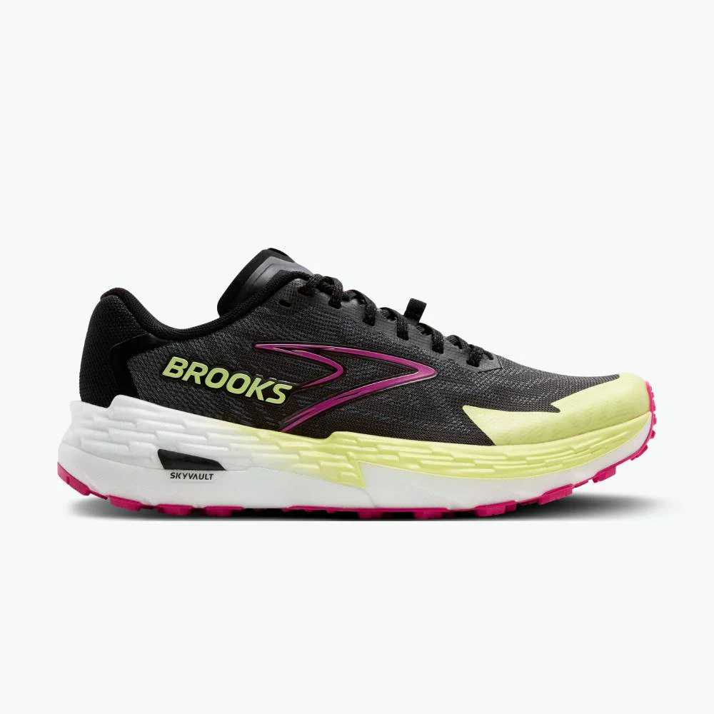 ZAPATILLAS BROOKS CATAMOUNT 4 MUJER - Grey / Black / Lime