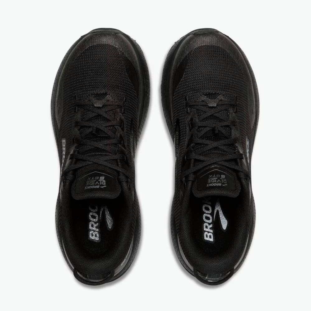 ZAPATILLAS BROOKS DIVIDE 6 GTX MUJER - Black / Black / Ebony - Image 3