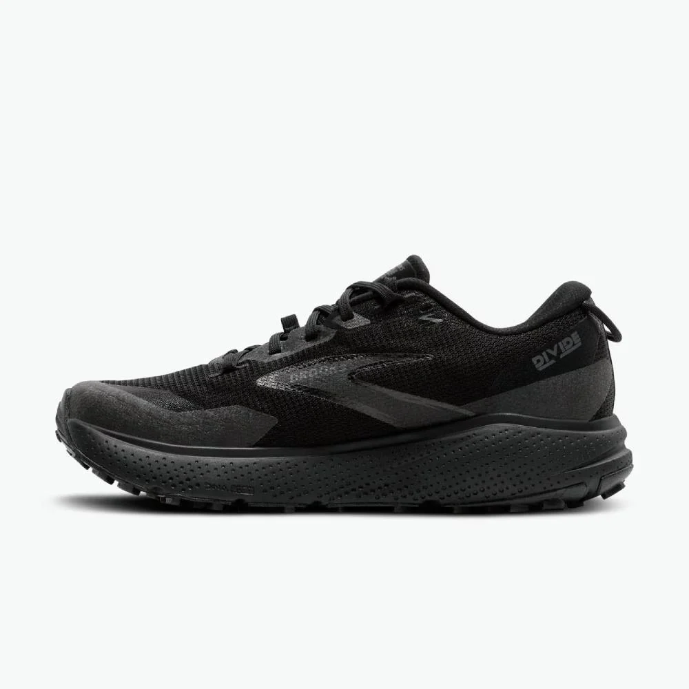 ZAPATILLAS BROOKS DIVIDE 6 GTX MUJER - Black / Black / Ebony - Image 4