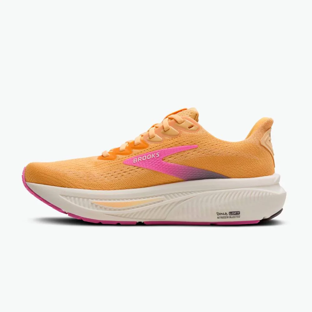ZAPATILLAS BROOKS GHOST 17 MUJER - Apricot / Grey / Pink - Image 3