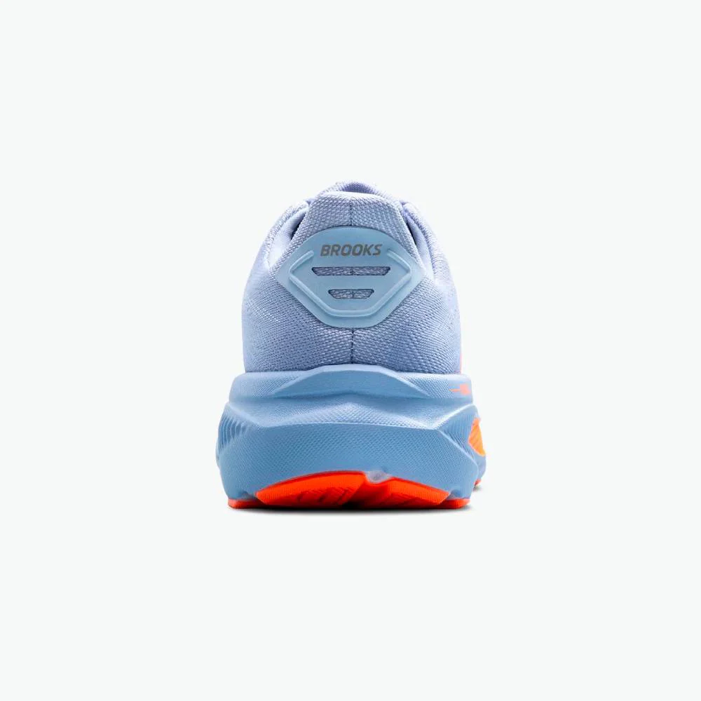 ZAPATILLAS BROOKS GHOST 17 MUJER - Blue Heron / White / Orange - Image 6