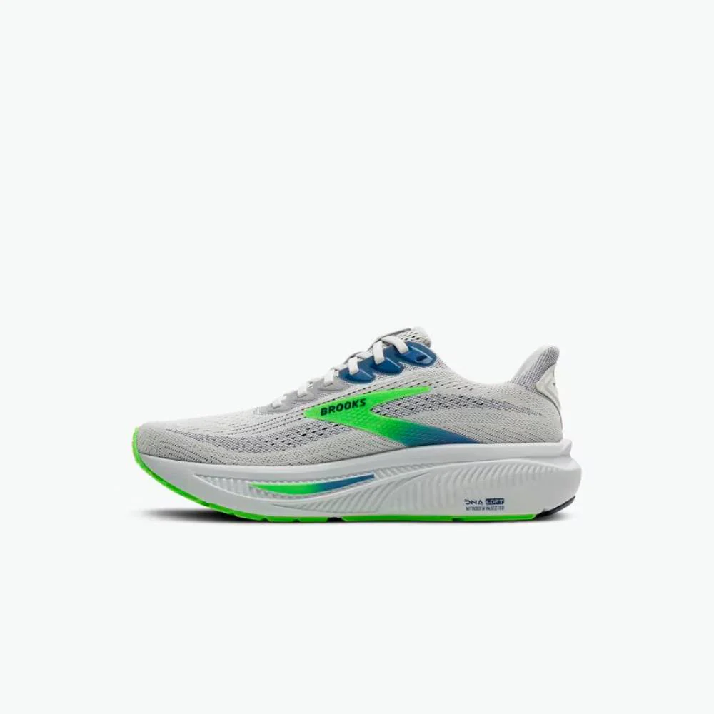 ZAPATILLAS BROOKS GHOST 17 - Oyster / Beacon Blue / Gecko - Image 4