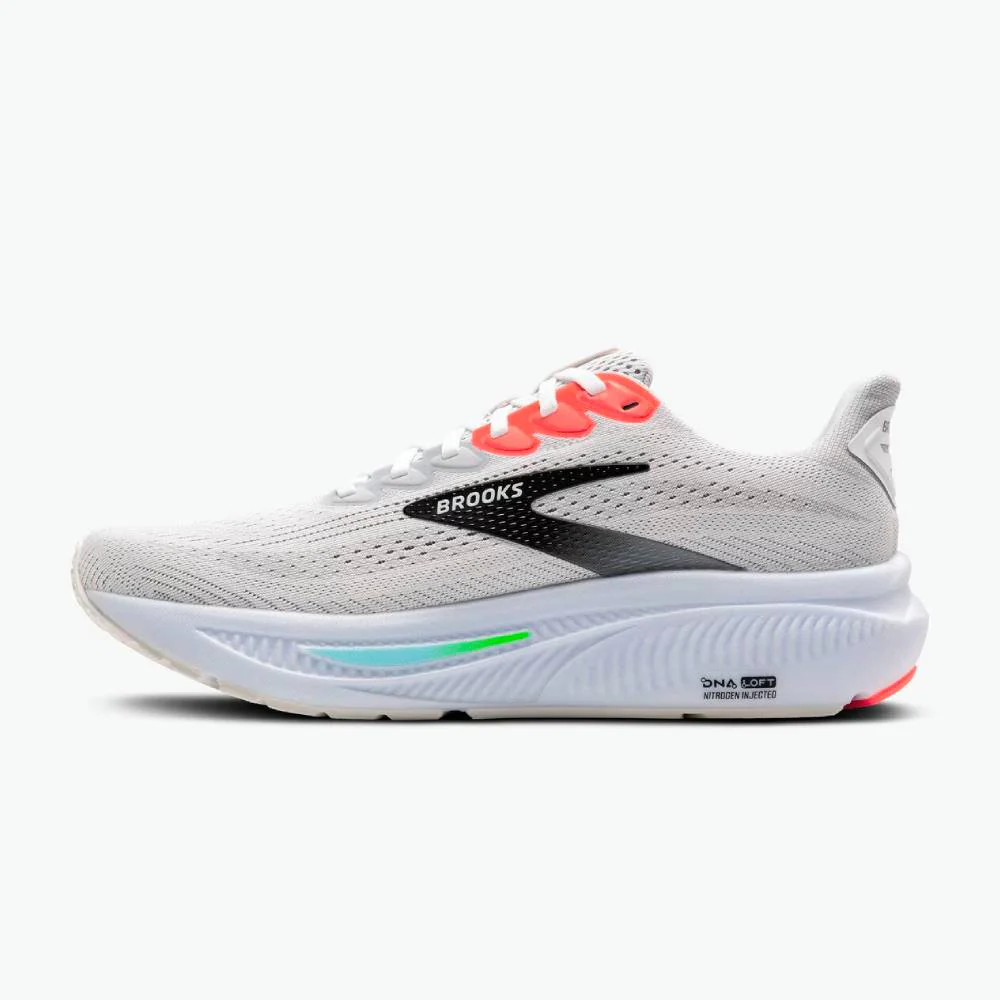 ZAPATILLAS BROOKS GHOST 17 - White / Pink Clay / Gecko - Image 3