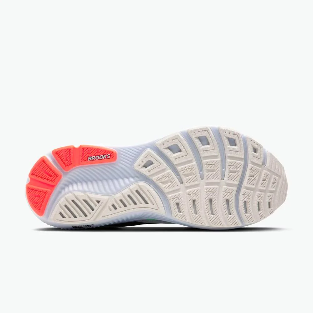 ZAPATILLAS BROOKS GHOST 17 - White / Pink Clay / Gecko - Image 4
