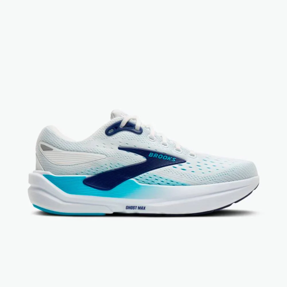 ZAPATILLAS BROOKS GHOST MAX 3 - Bright White / Beacon Blue / Teal