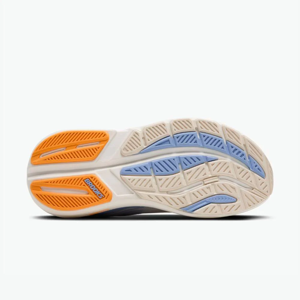 ZAPATILLAS BROOKS GHOST MAX 3 MUJER - Coconut / Blue Heron / Orange - Image 6