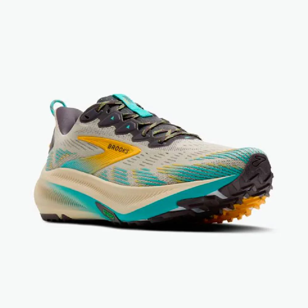 ZAPATILLAS BROOKS GHOST TRAIL - Bleached Sand / Rabbit / Bluefish - Image 2