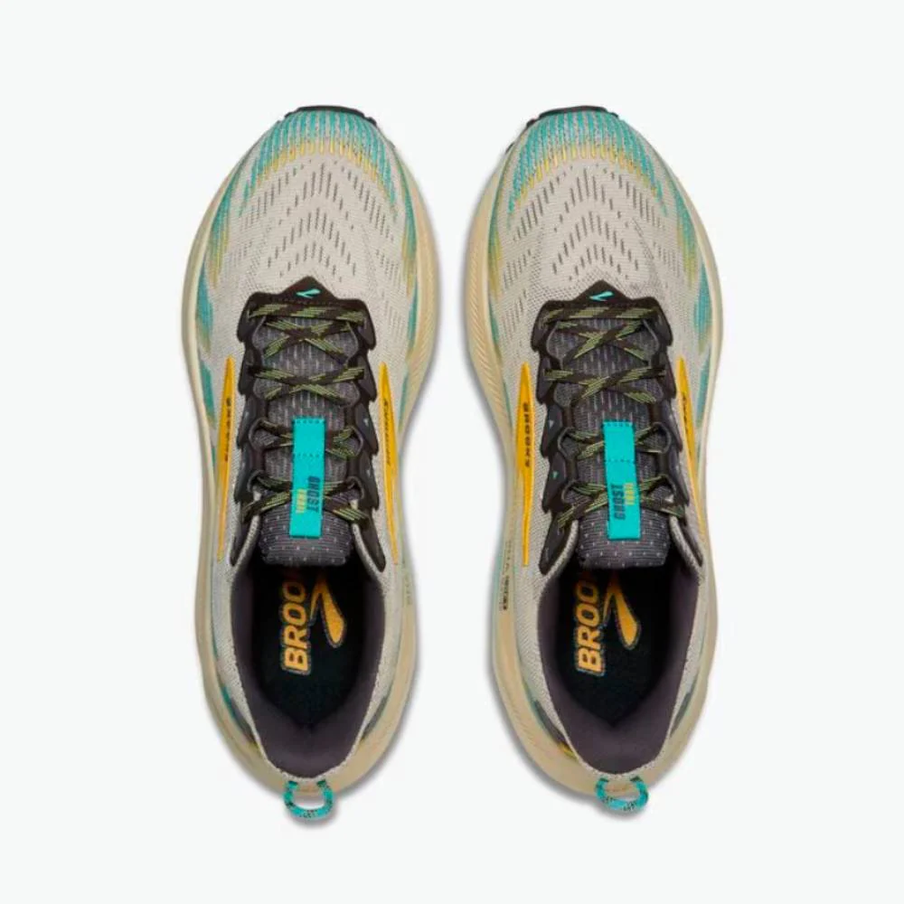 ZAPATILLAS BROOKS GHOST TRAIL - Bleached Sand / Rabbit / Bluefish - Image 3
