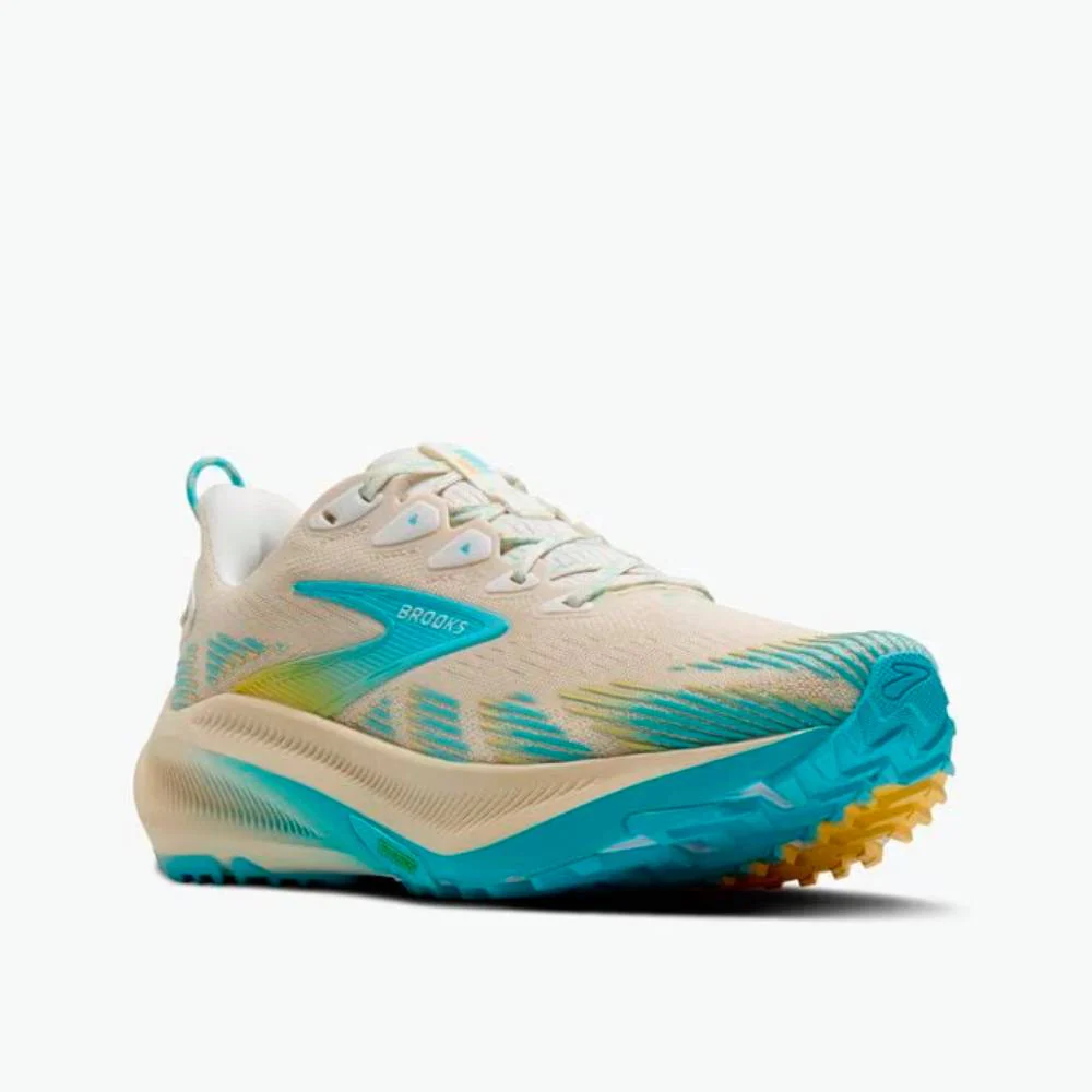 ZAPATILLAS BROOKS GHOST TRAIL MUJER - Sand / Star White / Golden Hour - Image 2