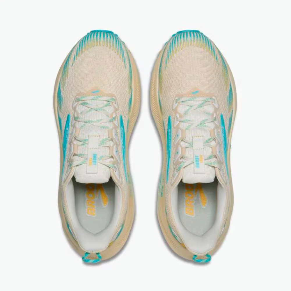 ZAPATILLAS BROOKS GHOST TRAIL MUJER - Sand / Star White / Golden Hour - Image 5