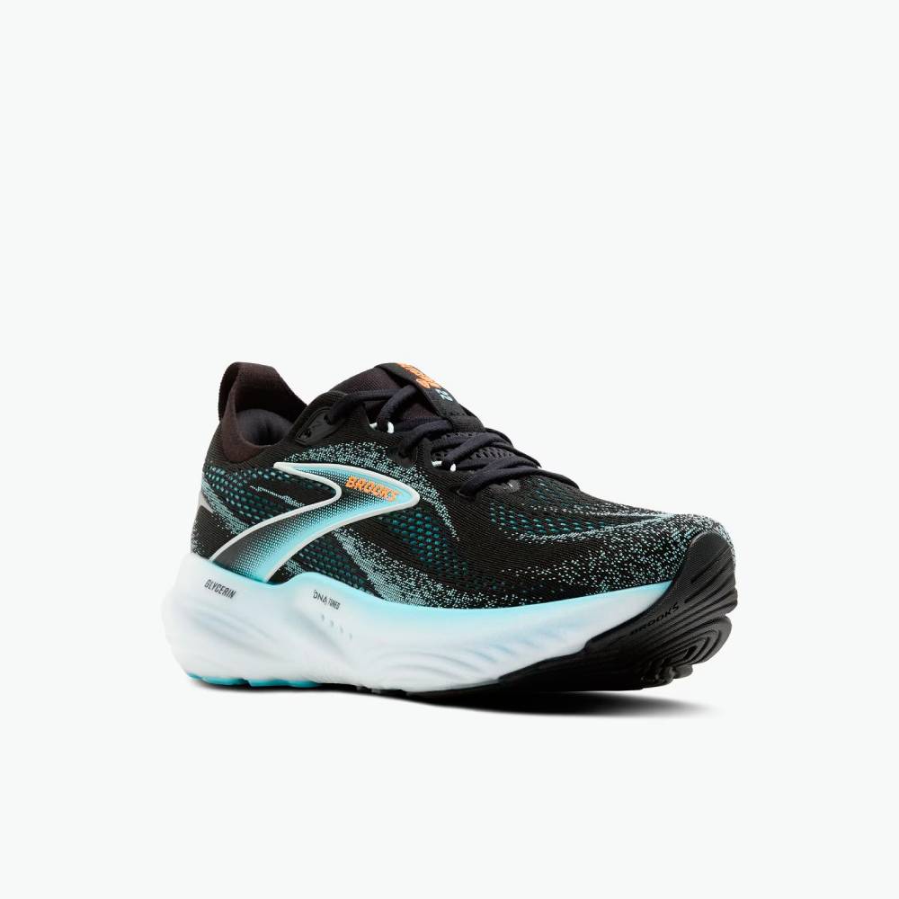 ZAPATILLAS BROOKS GLYCERIN 22 - Black / Atomizer / Blazing Orange - Image 2