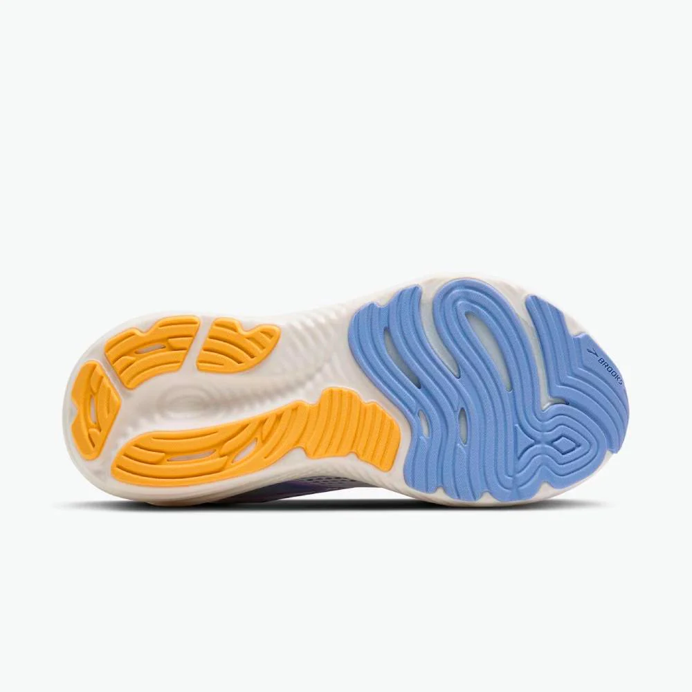 ZAPATILLAS BROOKS GLYCERIN 22 MUJER - White / Blue Heron / Apricot - Image 3