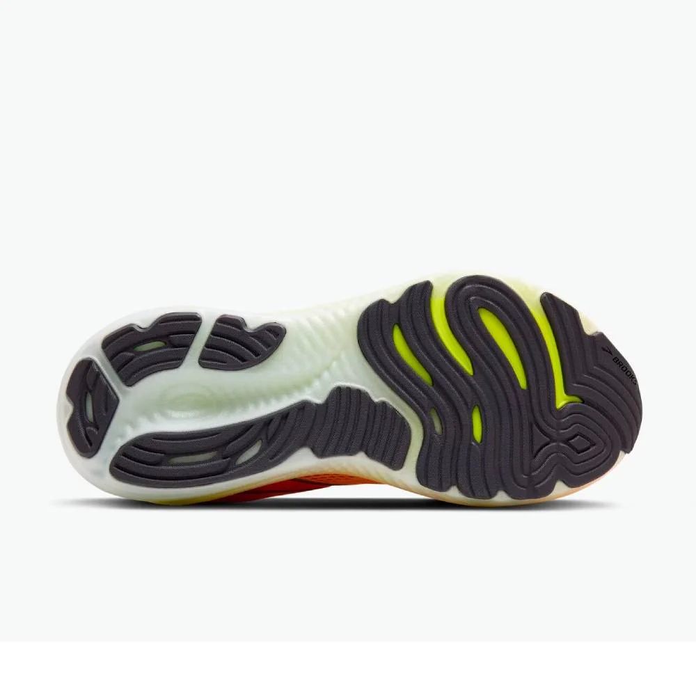 ZAPATILLAS BROOKS GLYCERIN 22 - Smoke / Stormy / Orange - Image 3