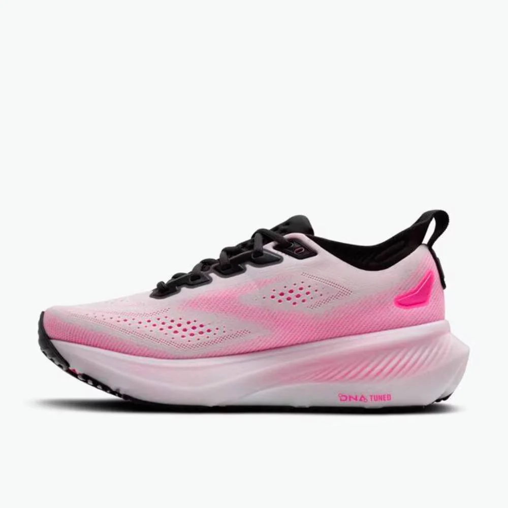ZAPATILLAS BROOKS GLYCERIN 23 MUJER - White / Phantom / Cyber Pink - Image 4