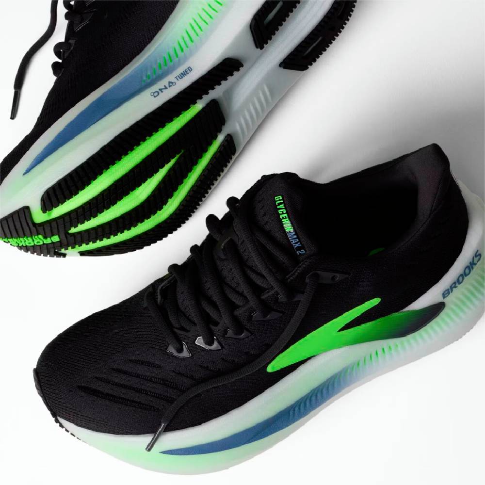 ZAPATILLAS BROOKS GLYCERIN MAX 2 - Phantom / White / Green Gecko - Image 7