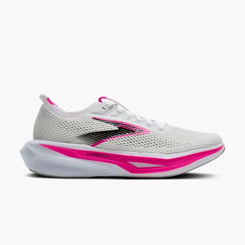 ZAPATILLAS BROOKS HYPERION 3 MUJER - White / Luminary / Cyber Pink