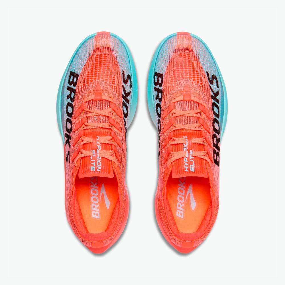 ZAPATILLAS BROOKS HYPERION ELITE 5 - Pink Clay / Atomizer Blue - Image 4