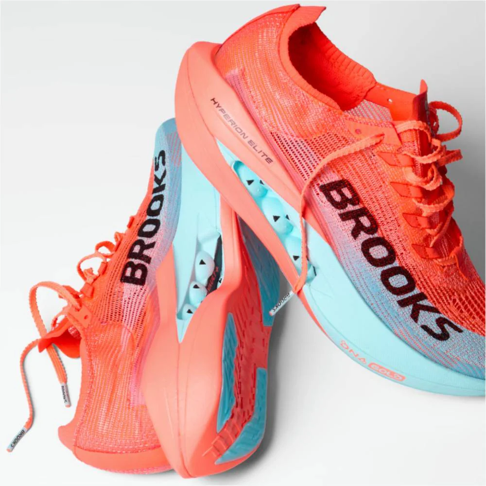 ZAPATILLAS BROOKS HYPERION ELITE 5 - Pink Clay / Atomizer Blue - Image 7