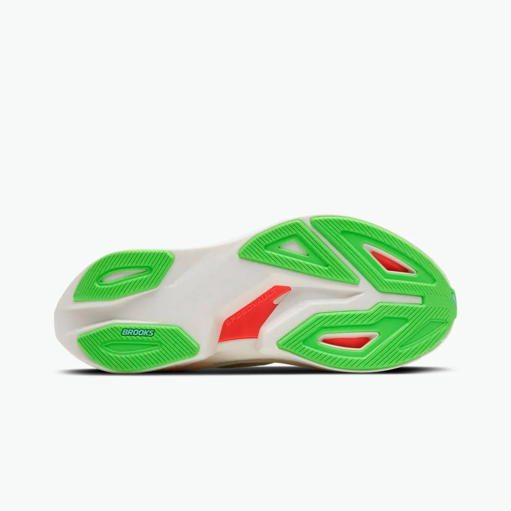 ZAPATILLAS BROOKS HYPERION MAX 3 - Coconut / Green Gecko / Pink Clay - Image 3