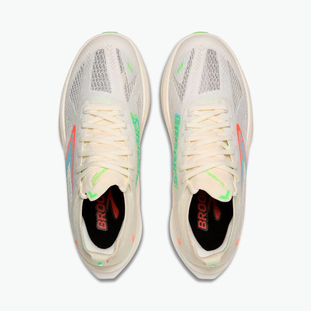 ZAPATILLAS BROOKS HYPERION MAX 3 - Coconut / Green Gecko / Pink Clay - Image 6