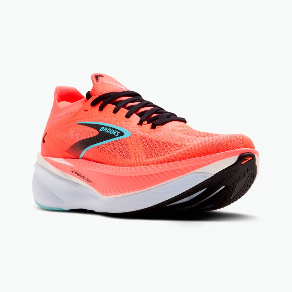 ZAPATILLAS BROOKS HYPERION MAX 3 - Fiery Coral / Black / Atomizer - Image 2