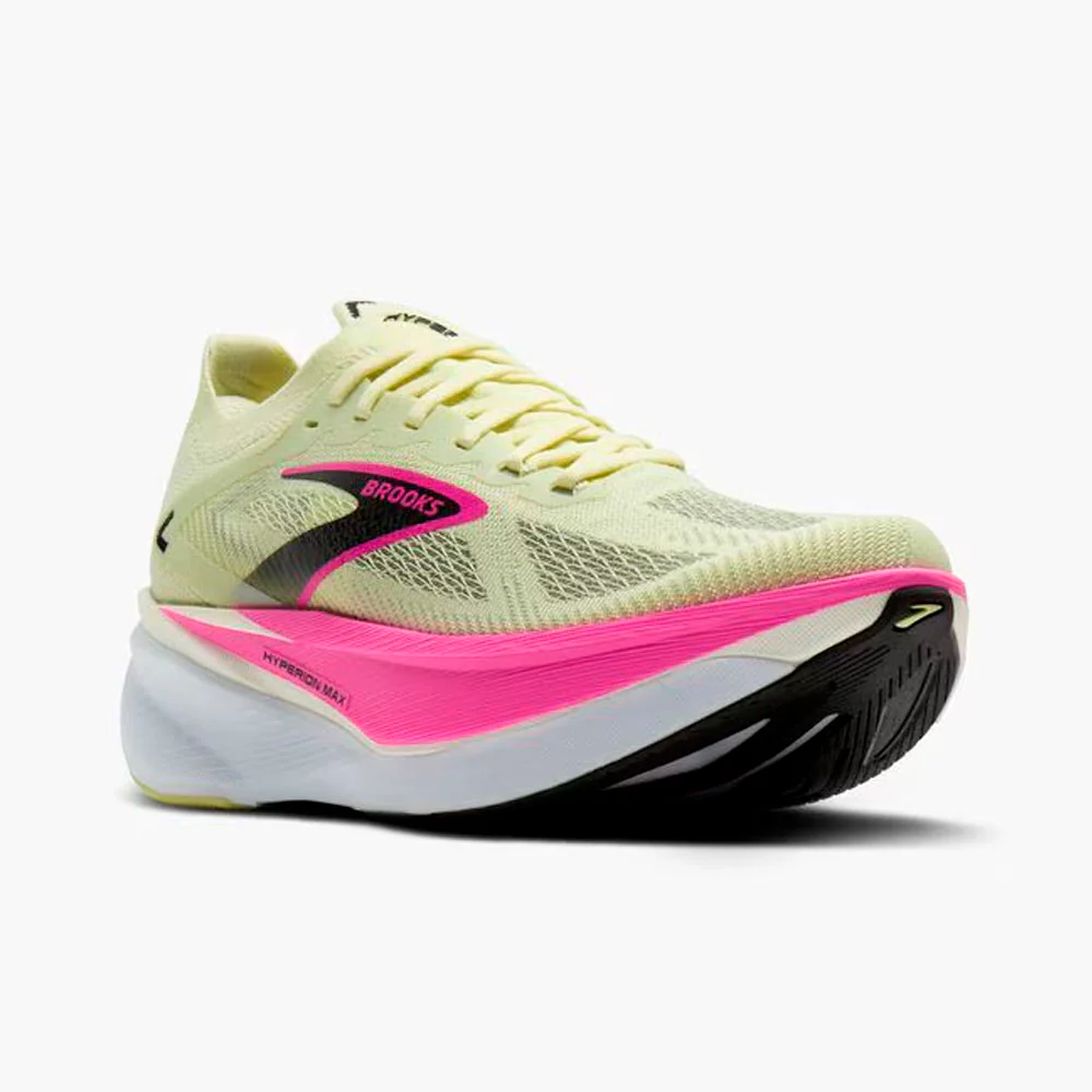 ZAPATILLAS BROOKS HYPERION MAX 3 MUJER - Luminary / Cyber PInk / Black - Image 2