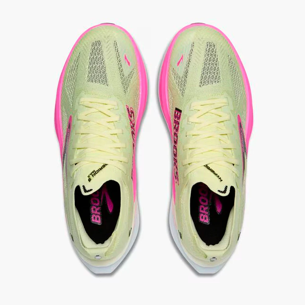 ZAPATILLAS BROOKS HYPERION MAX 3 MUJER - Luminary / Cyber PInk / Black - Image 3