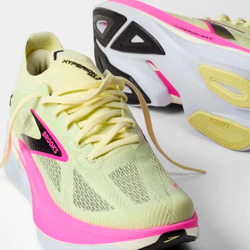 ZAPATILLAS BROOKS HYPERION MAX 3 MUJER - Luminary / Cyber PInk / Black - Image 7
