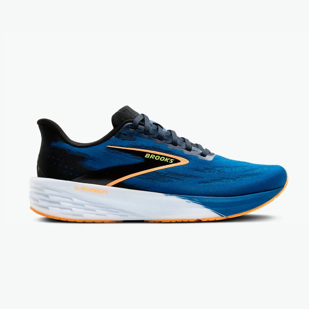 ZAPATILLAS BROOKS LAUNCH 11 - Black / Navy Peony / Orange