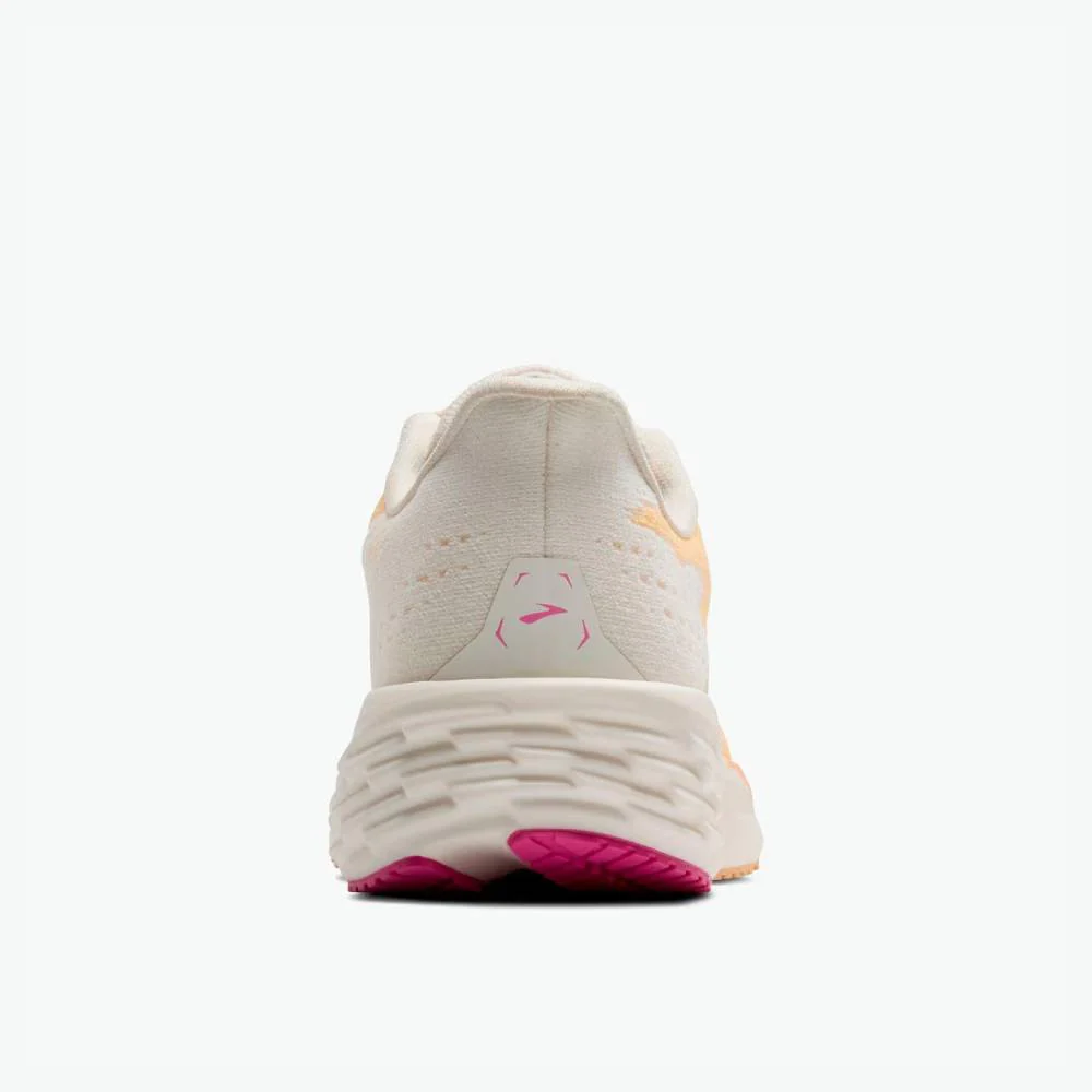 ZAPATILLAS BROOKS LAUNCH 11 MUJER - Sherbert / Coconut / Pink - Image 5