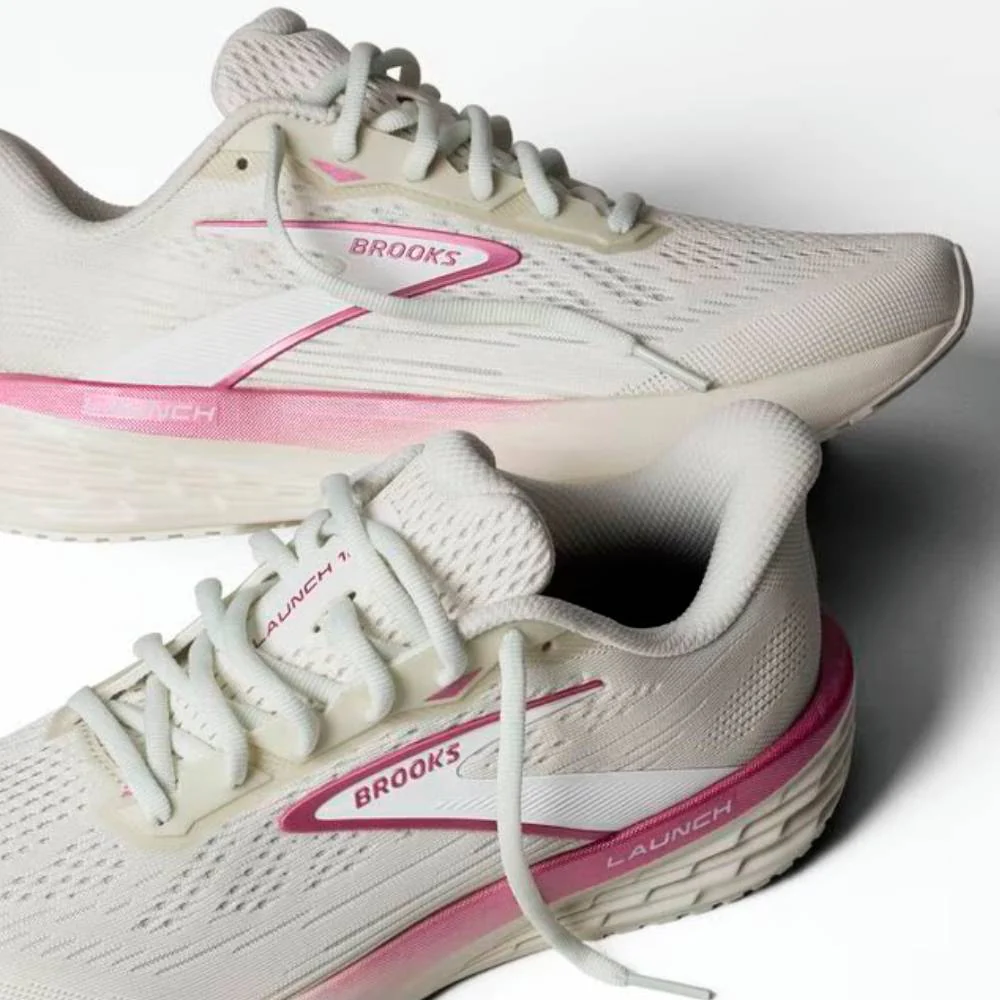 ZAPATILLAS BROOKS LAUNCH 12 MUJER - Bluewash / Pink - Image 7