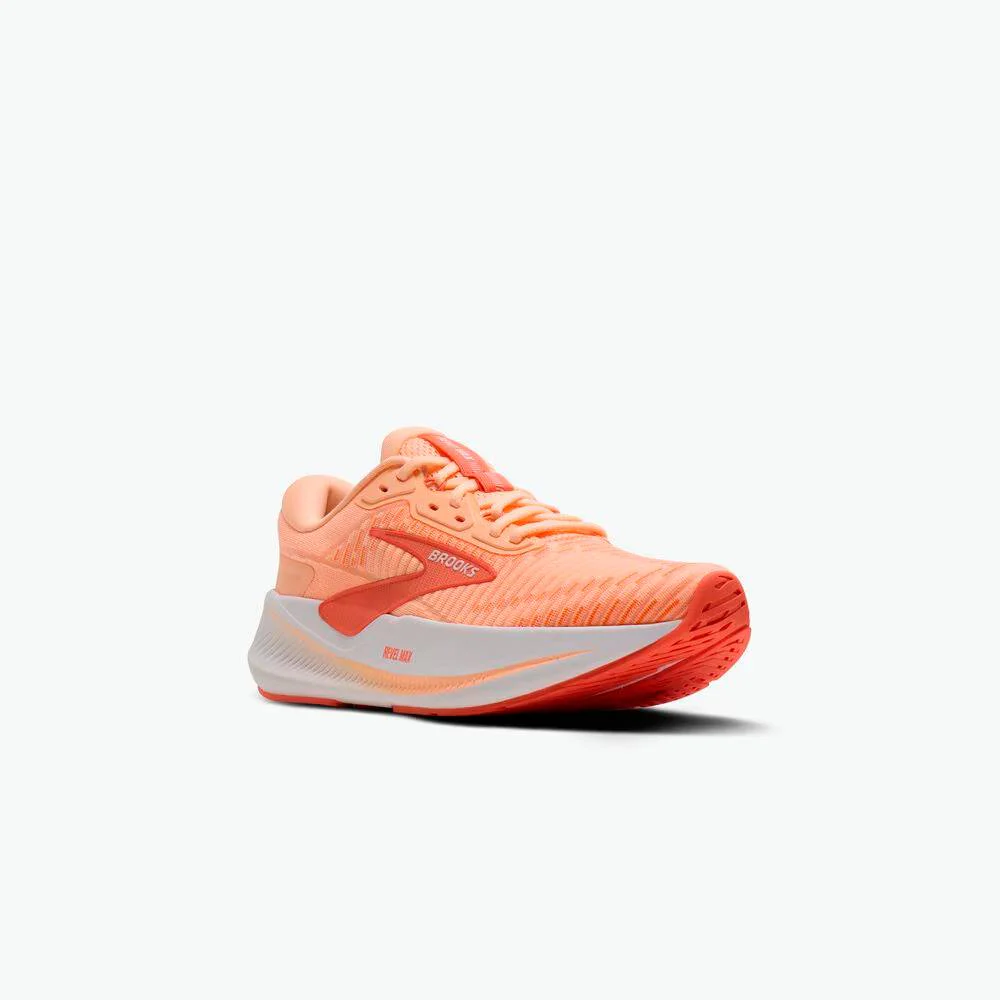ZAPATILLAS BROOKS REVEL MAX MUJER - Peach Echo / White - Image 2