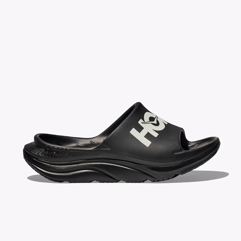 ZAPATILLAS DE RECUPERACIÓN HOKA ORA ATHLETIC SLIDE - Black / White