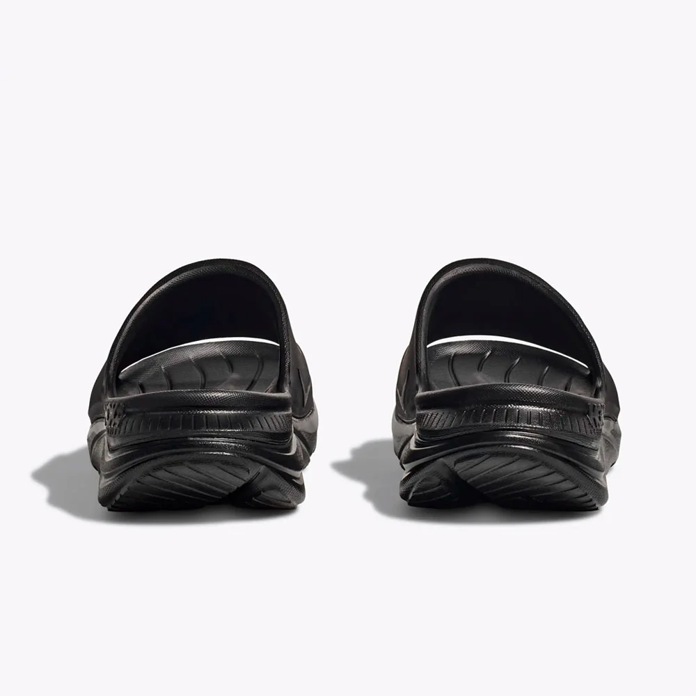 ZAPATILLAS DE RECUPERACIÓN HOKA ORA ATHLETIC SLIDE - Black / White - Image 3