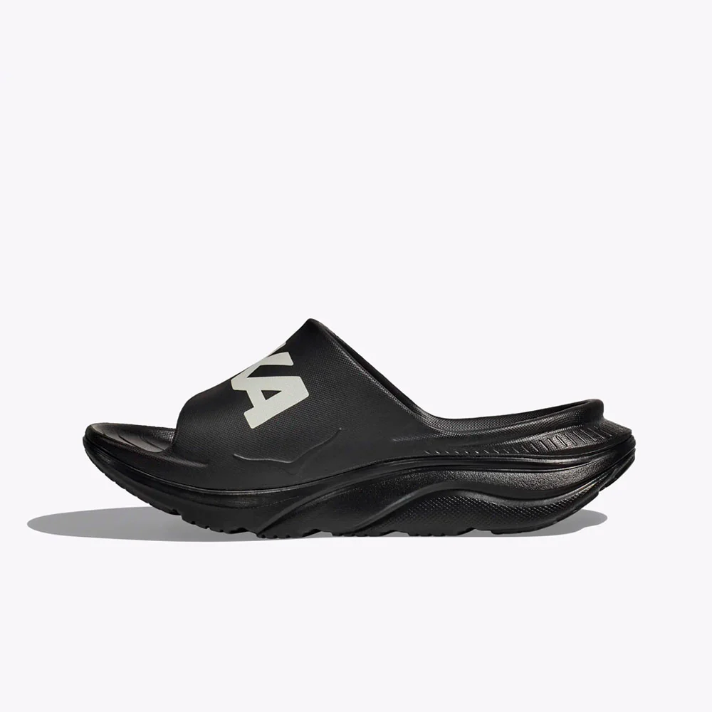 ZAPATILLAS DE RECUPERACIÓN HOKA ORA ATHLETIC SLIDE - Black / White - Image 6