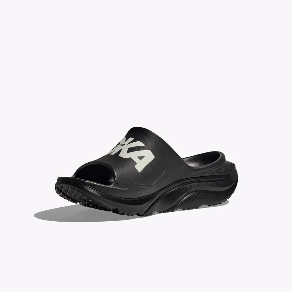 ZAPATILLAS DE RECUPERACIÓN HOKA ORA ATHLETIC SLIDE - Black / White - Image 7