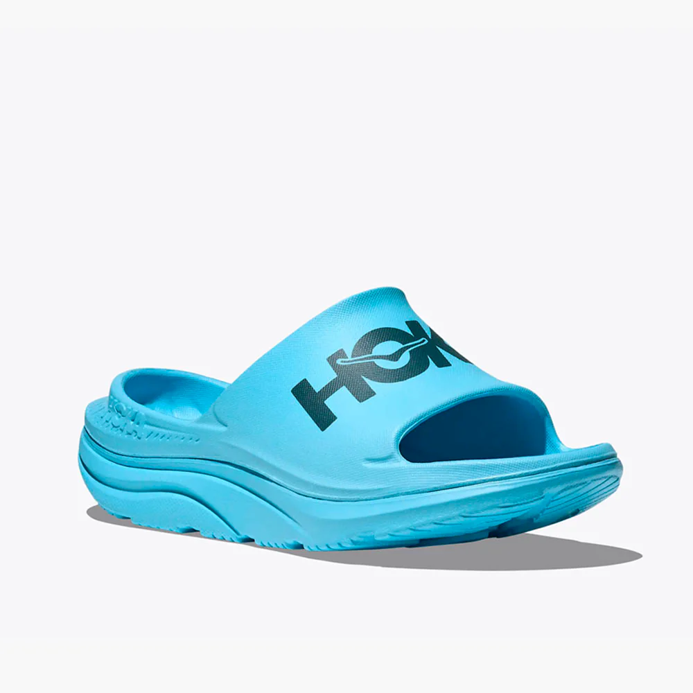 ZAPATILLAS DE RECUPERACIÓN HOKA ORA ATHLETIC SLIDE - Soaring Blue / Faded Navy - Image 5