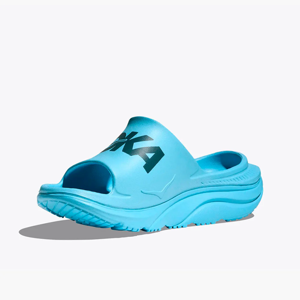 ZAPATILLAS DE RECUPERACIÓN HOKA ORA ATHLETIC SLIDE - Soaring Blue / Faded Navy - Image 7