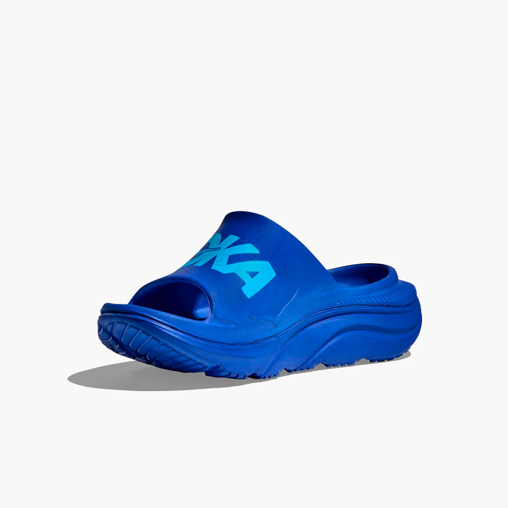 ZAPATILLAS DE RECUPERACIÓN HOKA ORA ATHLETIC SLIDE - Ultramarine / Skyward Blue - Image 7