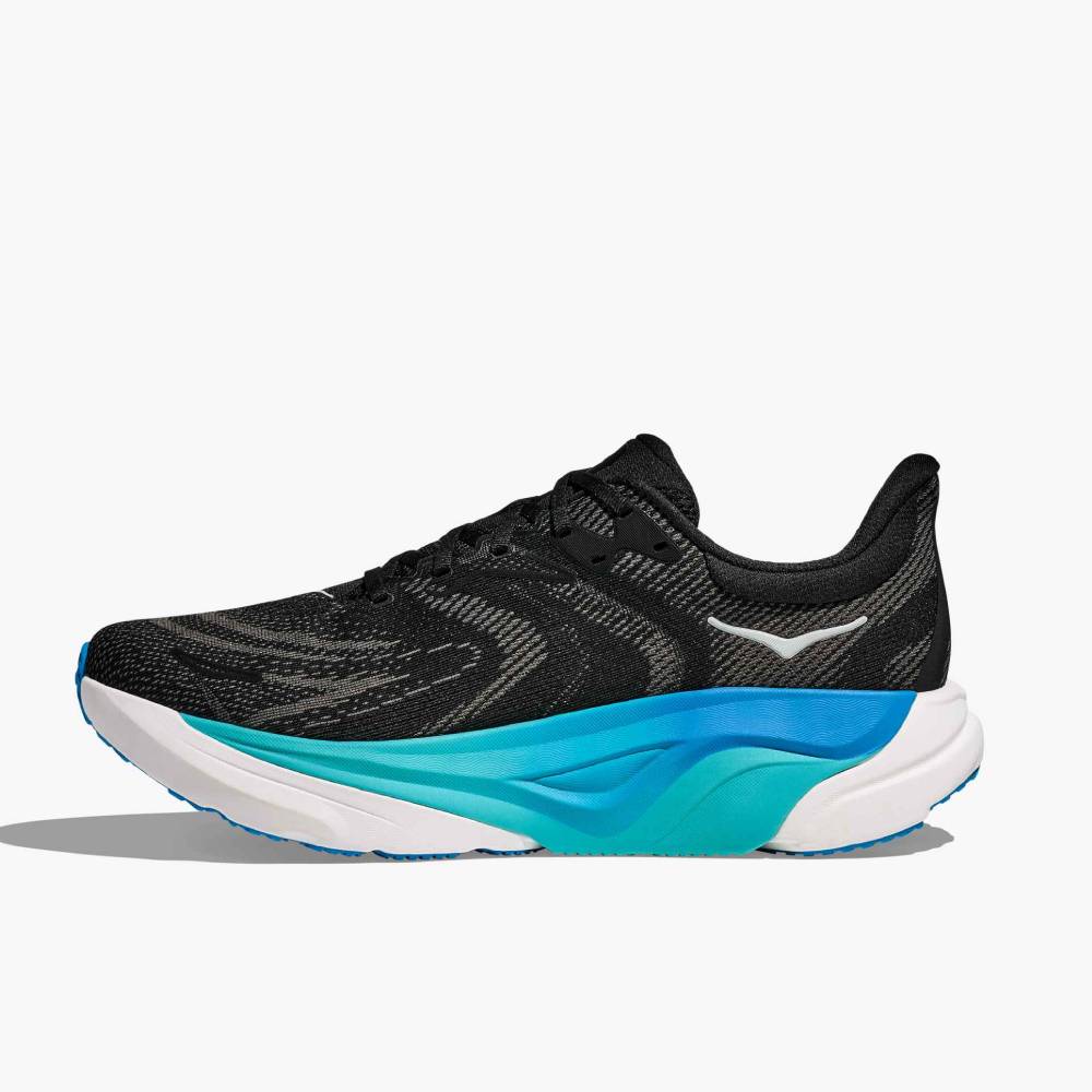 ZAPATILLAS HOKA ARAHI 8 - Black / Skyward Blue - Image 3