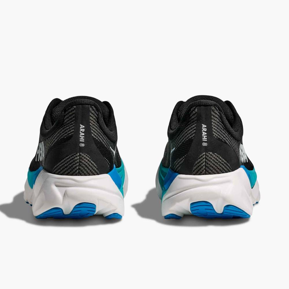 ZAPATILLAS HOKA ARAHI 8 - Black / Skyward Blue - Image 6